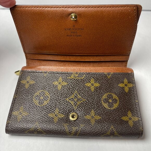 Louis Vuitton Vintage (1999) Monogram Porte-Monnaie Tresor Wallet - Preowned - Picture 3 of 15